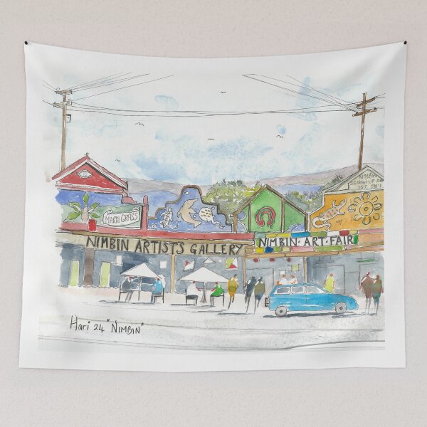 Item preview, Painting of Nimbin Art Gallery designed and sold by Harry Mountain Art.