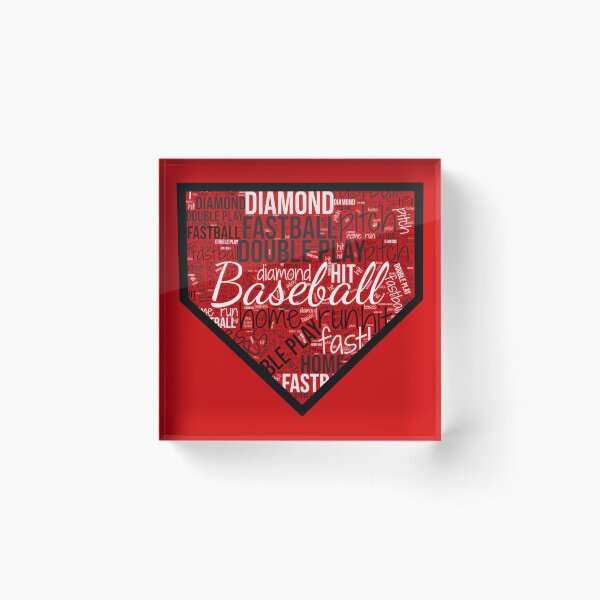 Item preview, Baseball Wordcloud designed and sold by amarillomae.
