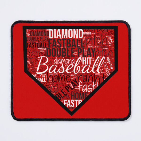 Item preview, Baseball Wordcloud designed and sold by amarillomae.