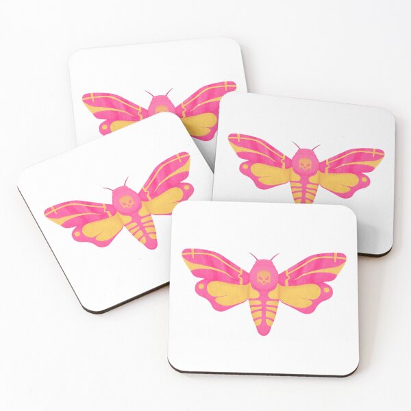 Item preview, Rosy Maple Death's Head Moth designed and sold by Mercedes Makes Art.