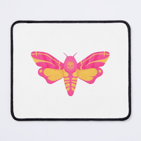 Item preview, Rosy Maple Death's Head Moth designed and sold by Mercedes Makes Art.