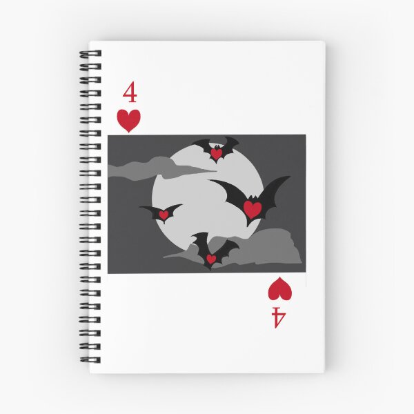 Item preview, Vampire Cards: 4 of hearts designed and sold by tibia-the-dog.
