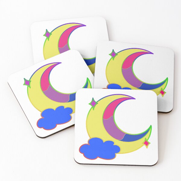 Item preview, Bi Pride Moon designed and sold by azureseaandsky.