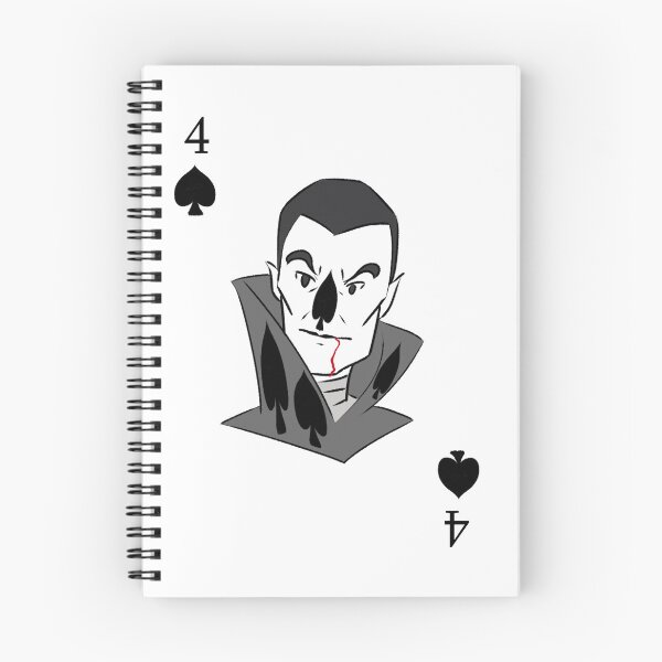 Item preview, Vampire Cards: 4 of Spades designed and sold by tibia-the-dog.
