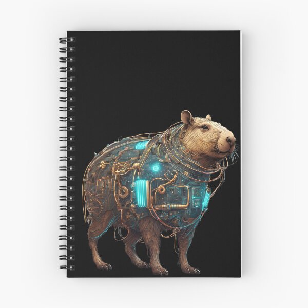 Item preview, The capybara is Cybernetic, Mechanical, Steampunk. II designed and sold by Ant Category.