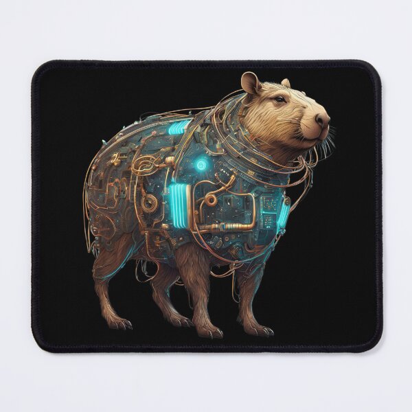 Item preview, The capybara is Cybernetic, Mechanical, Steampunk. II designed and sold by Ant Category.