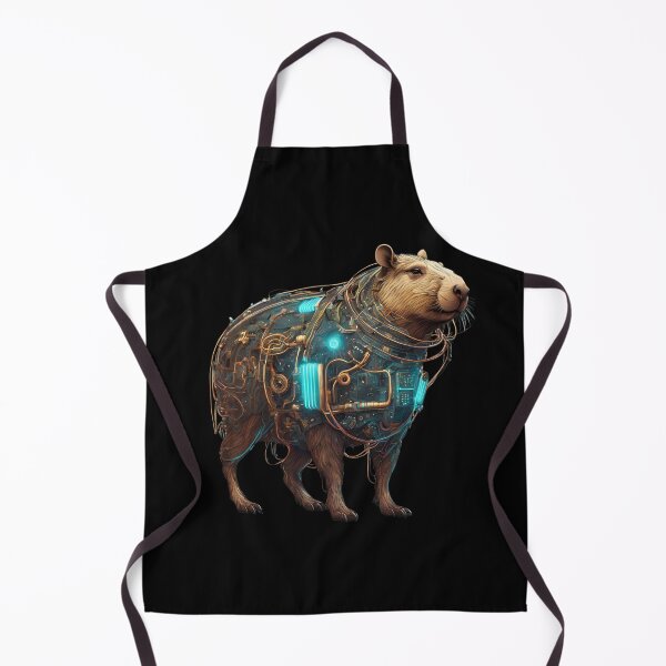 Item preview, The capybara is Cybernetic, Mechanical, Steampunk. II designed and sold by Ant Category.