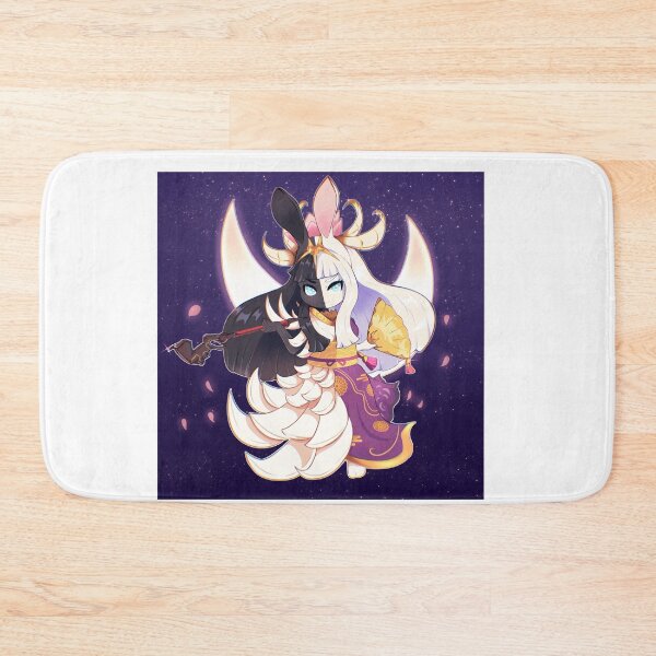 Item preview, Chibi Tsukuyomi with background - Final Fantasy XIV designed and sold by Sephira's sticker shop.