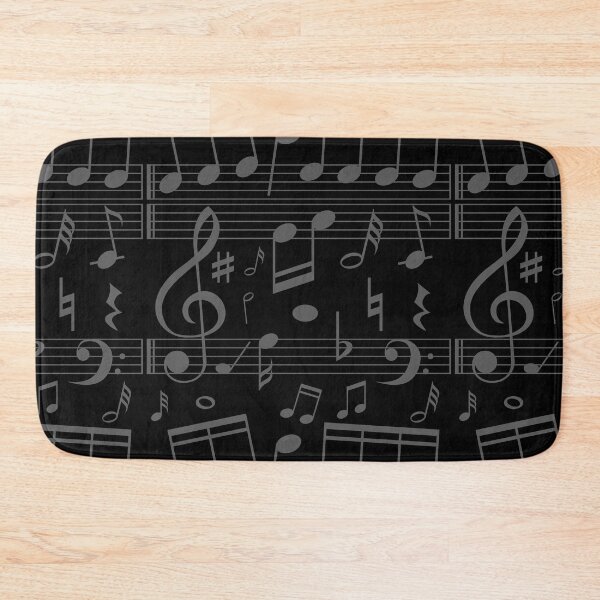 Item preview, black music notes musician musical score designed and sold by Gossip Rag.