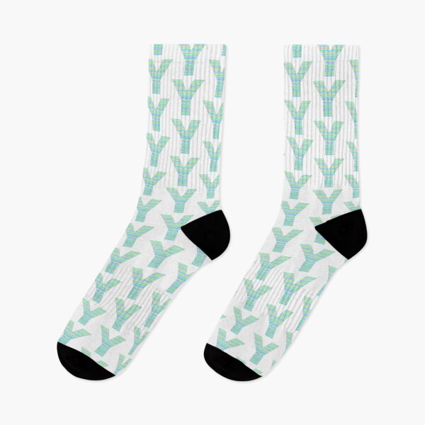 Item preview, Letter Y Neon Wavy Stripe Pattern Monogram Initial designed and sold by theartofvikki.