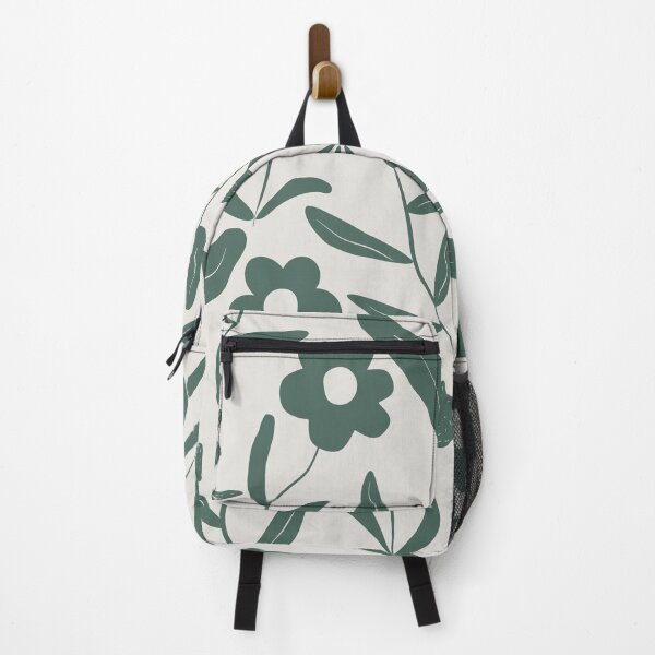 Item preview, Hidden Rabbit Illustration Art in the Forest - Dark Green and white designed and sold by Dossen Design.