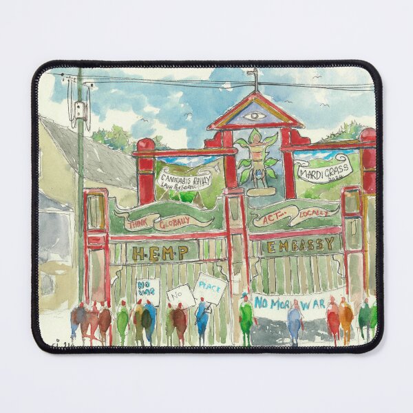 Item preview, Paint of Nimbin Embassy designed and sold by Harry Mountain Art.