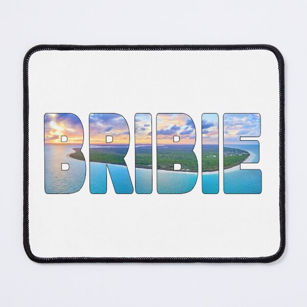 Item preview, BRIBIE ISLAND - Aerial on a beautiful Sunset Glasshouse Mountains designed and sold by Adam Gormley.