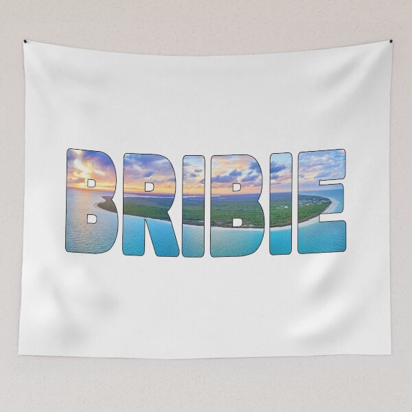 Item preview, BRIBIE ISLAND - Aerial on a beautiful Sunset Glasshouse Mountains designed and sold by Adam Gormley.