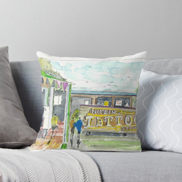 Item preview, Painting of Nimbin Tattoo Studio designed and sold by Harry Mountain Art.