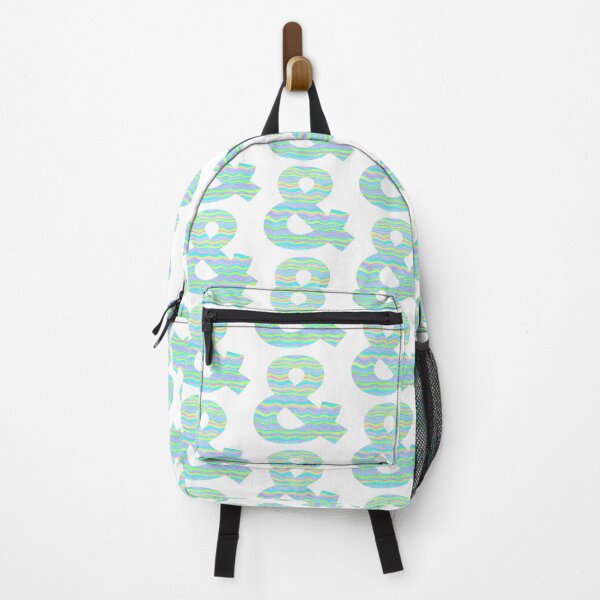 Item preview, Letter & Ampersand Neon Wavy Stripe Pattern Monogram Initial designed and sold by theartofvikki.