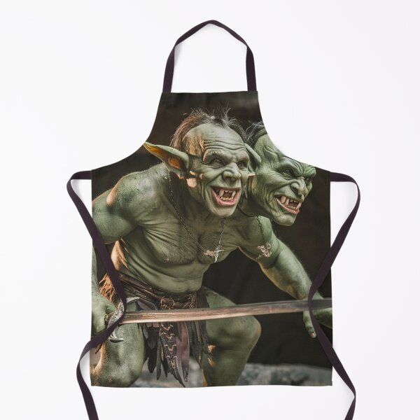 Item preview, The Twins - Two Goblin Heads on One Goblin Body designed and sold by shakespeare1212.