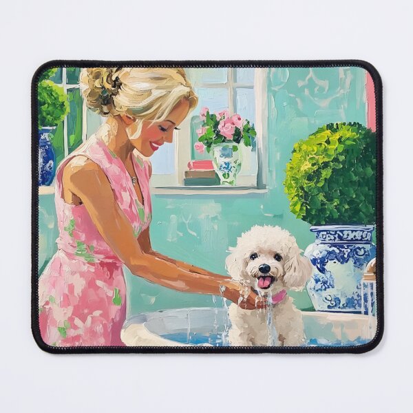Item preview, Grandmillennial art, Happy Splashing, whimsical fine art designed and sold by SophieClimaArt.