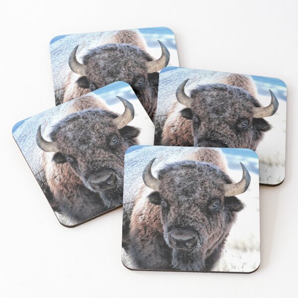 Item preview, Majestic Winter Bison - Nature Resilient Giant designed and sold by Rocky Mountain Artistry.