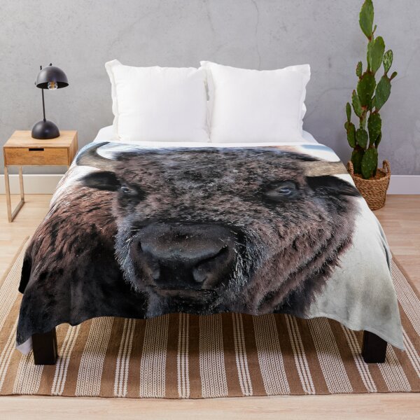 Item preview, Majestic Winter Bison - Nature Resilient Giant designed and sold by Rocky Mountain Artistry.