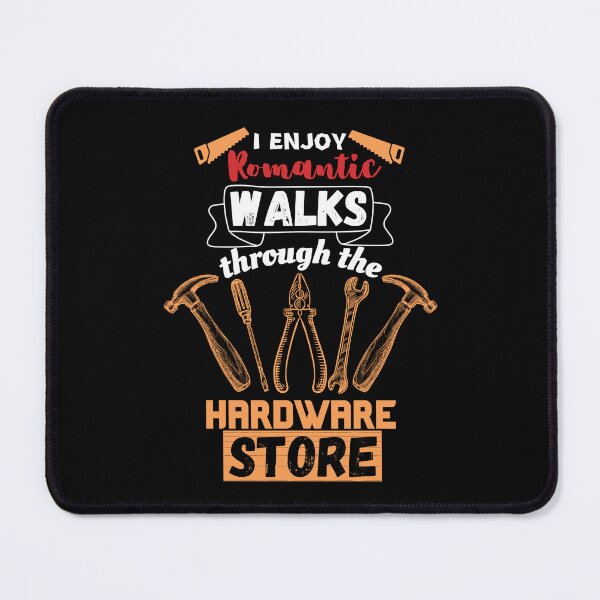Item preview, I Enjoy Long Romantic Walks Through The Hardware Store, Woodworker, Funny Carpenter Gift, Handyman designed and sold by Dabbing Turtle Designs.