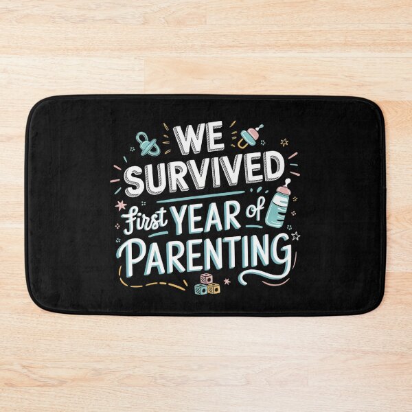 Item preview, We Survived First Year of Parenting designed and sold by MagicWander.