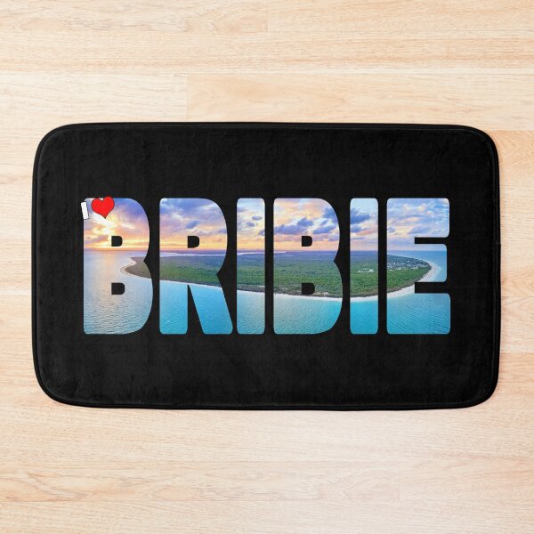 Item preview, I Love BRIBIE - Aerial on a beautiful Sunset Skirmish Point designed and sold by Adam Gormley.