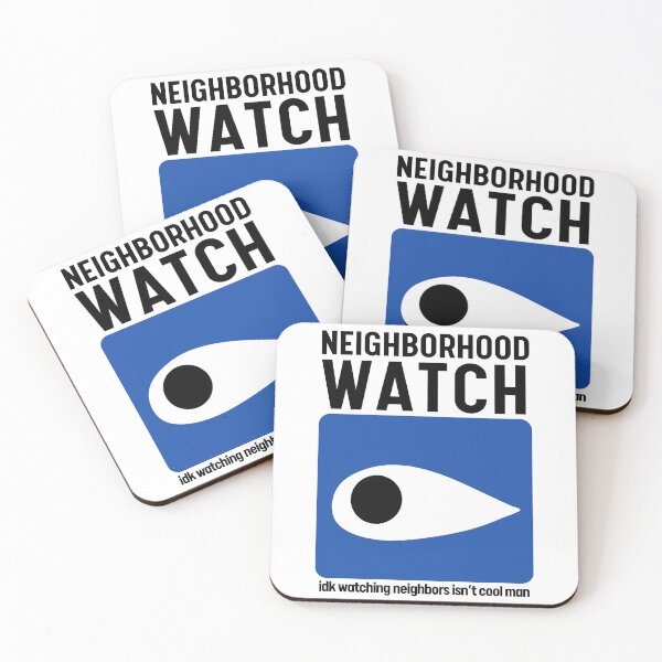 Item preview, Neighborhood Watch Funny Poster designed and sold by Pink Ribbon.