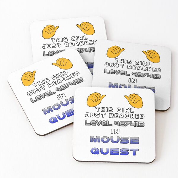 Item preview, This Girl Just Reached Level 987413 in Mouse Quest designed and sold by SamInAJam.