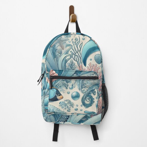 Item preview, Manta Ray - Colourful Pastel Scuba Diving Pattern designed and sold by SLGA-Designs.