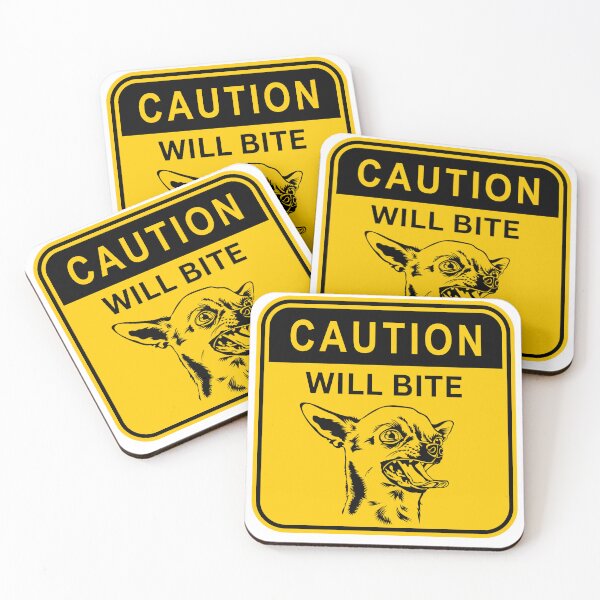 Item preview, Caution! Will Bite  designed and sold by introVETed.