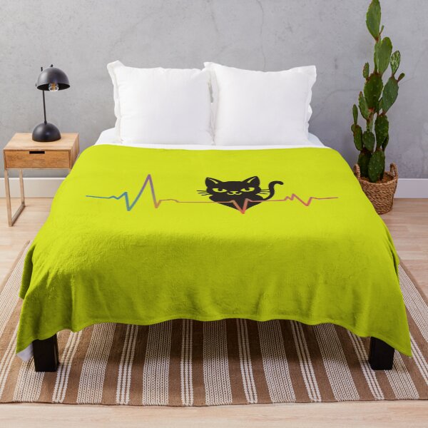 Item preview, Heartbeat Cat Lover, Cute Cat humor, cat lover, cat mom, cat dad, cat family, feline lover designed and sold by Right-UR.