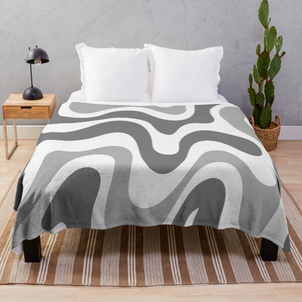 Artikelvorschau, Retro Fluid Swirls: Minimalist Abstract Waves Design entworfen und verkauft von Timegraf.