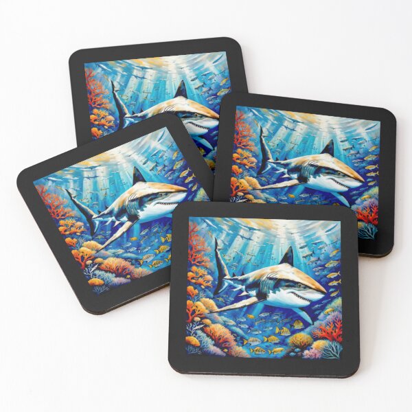 Item preview, Sharks, Jaws and corals #2 designed and sold by Helios Be. Lavsh.