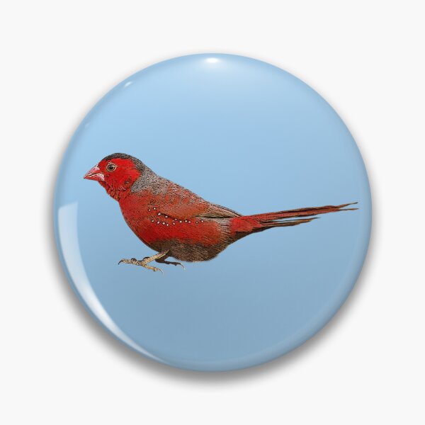 Item preview, Crimson Finch Color Design  designed and sold by designsasstultd.