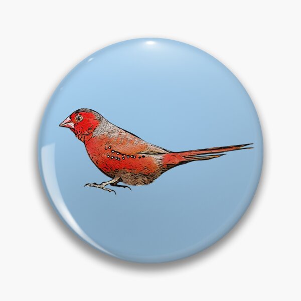 Item preview, Crimson Finch Black Alternate Design  designed and sold by designsasstultd.