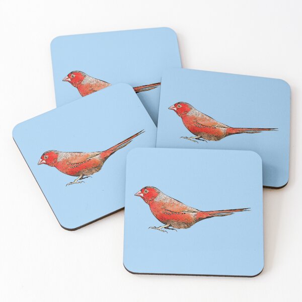 Item preview, Crimson Finch Black Alternate Design  designed and sold by designsasstultd.