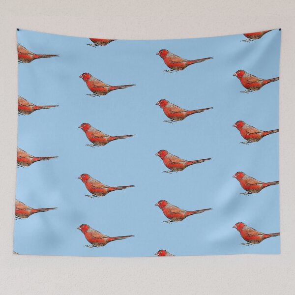 Item preview, Crimson Finch Black Alternate Design  designed and sold by designsasstultd.