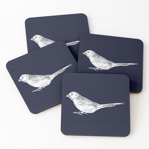 Item preview, Crimson Finch White Design  designed and sold by designsasstultd.