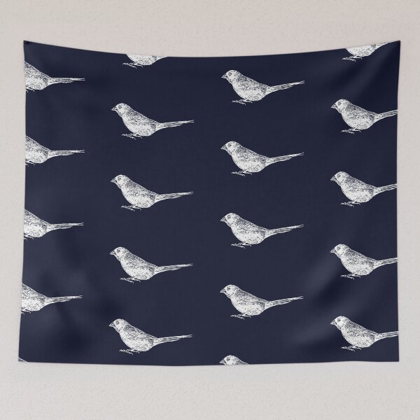 Item preview, Crimson Finch White Design  designed and sold by designsasstultd.