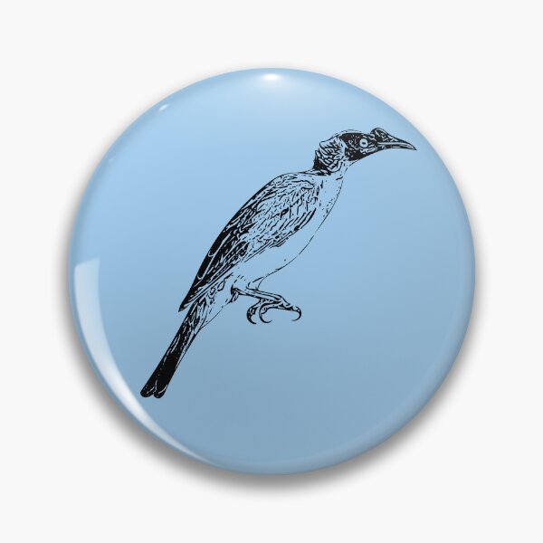 Item preview, Silver-crowned Friarbird Black Design  designed and sold by designsasstultd.