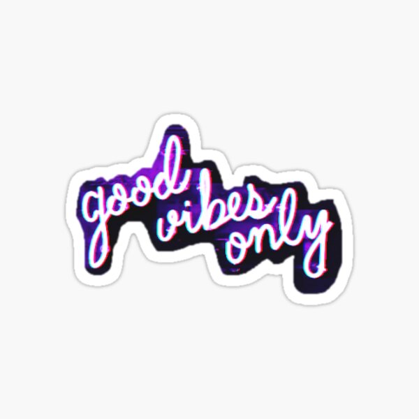 Item preview, good vibes / neon designed and sold by rooftopsitting.