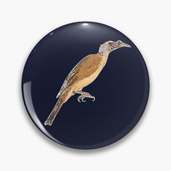 Item preview, Silver-crowned Friarbird White Alternate Design  designed and sold by designsasstultd.