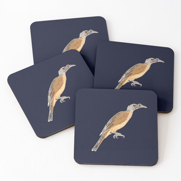 Item preview, Silver-crowned Friarbird White Alternate Design  designed and sold by designsasstultd.