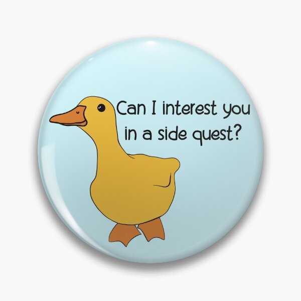Item preview, Procrastination Duck Side Quest designed and sold by Skull Fern.