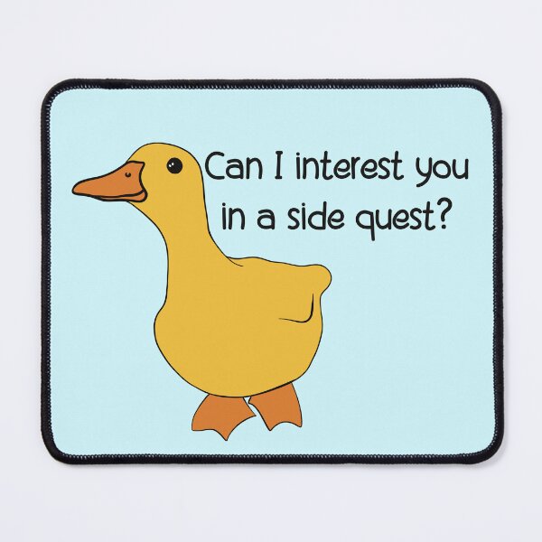 Item preview, Procrastination Duck Side Quest designed and sold by Skull Fern.