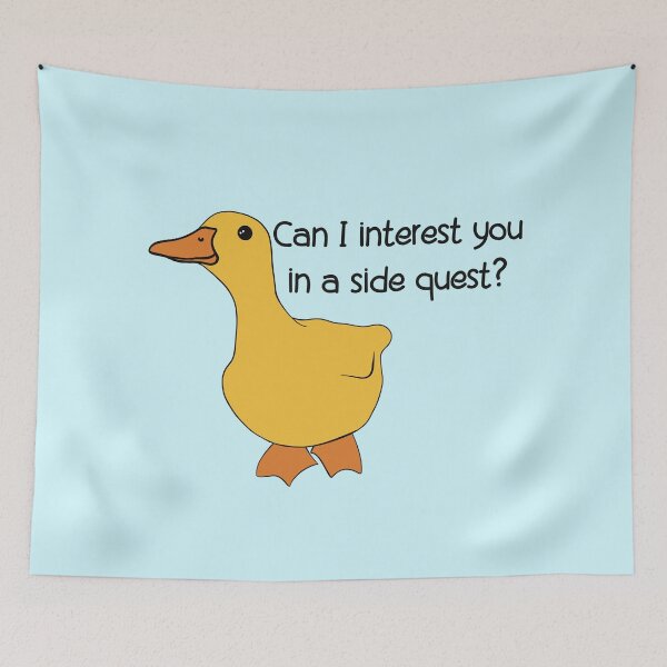 Item preview, Procrastination Duck Side Quest designed and sold by Skull Fern.