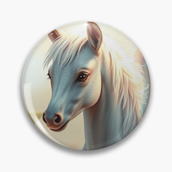 Item preview, Young Pegasus Filly and Flowers designed and sold by Skye Ryan-Evans.