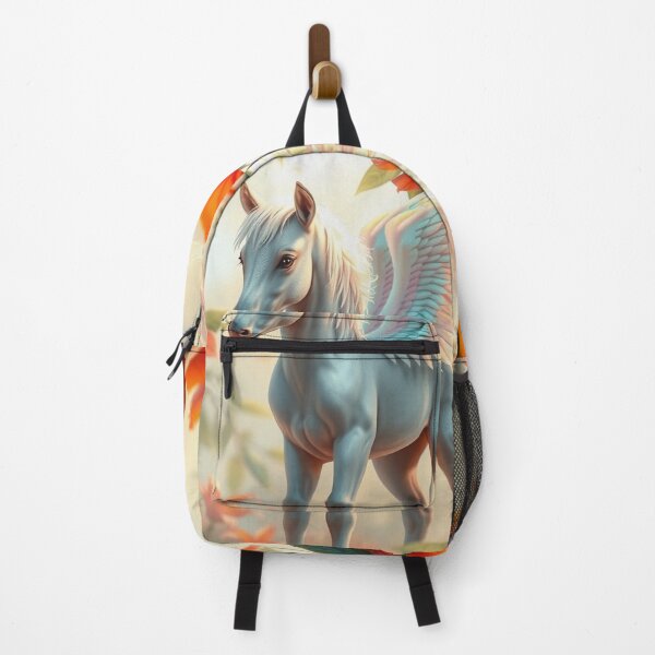 Item preview, Young Pegasus Filly and Flowers designed and sold by Skye Ryan-Evans.