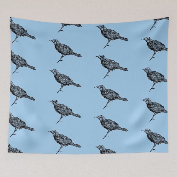 Item preview, Tawny-crowned Honeyeater Black Design  designed and sold by designsasstultd.